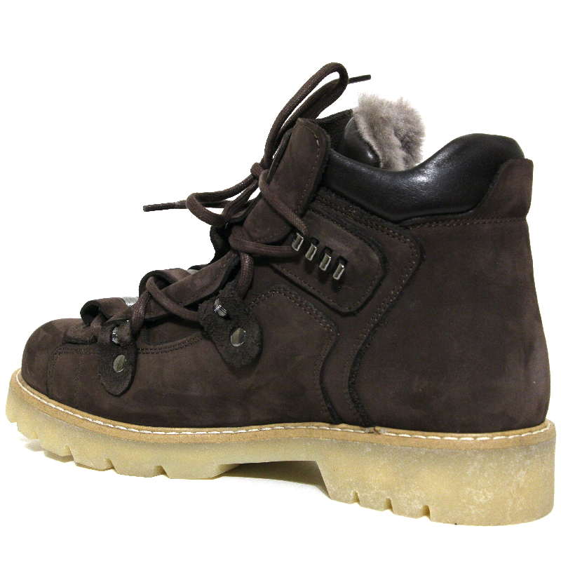 Ботинки мужские зимние anto-2-kahve нубук-мех коричневые 2